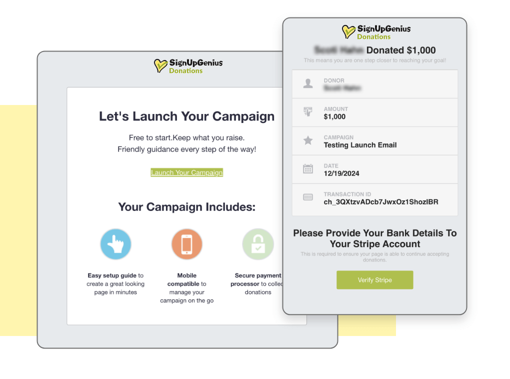 Donations Campaign